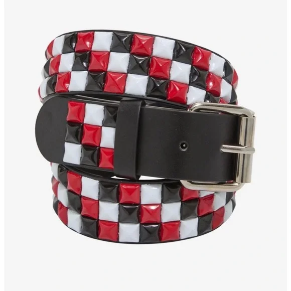 Hot Topic Accessories Hot Topic Black White Red Three Row
